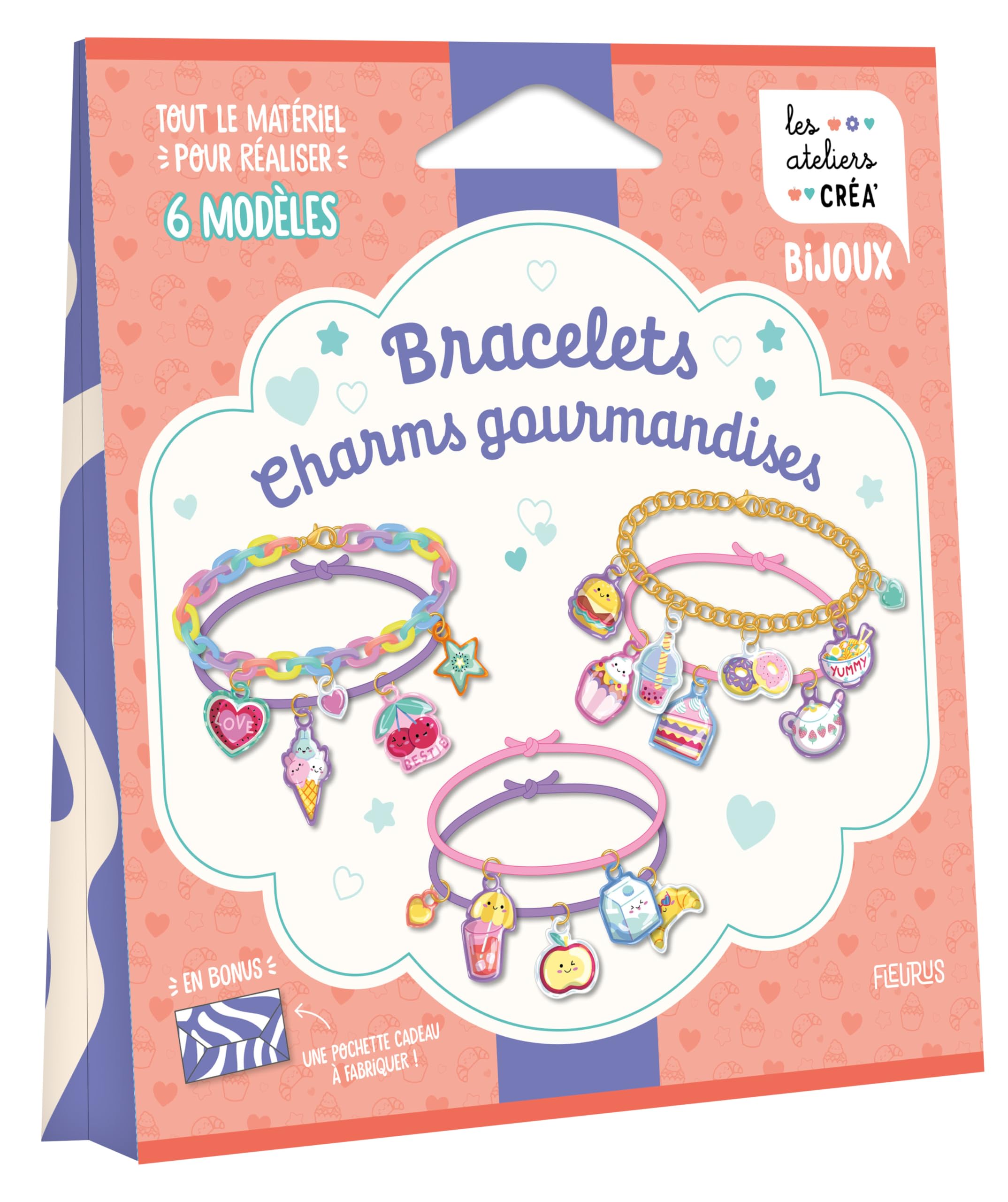 Bracelets Charms gourmandises book
