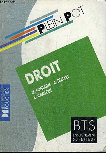 Plein Pot : Droit Bts book