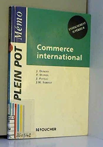Commerce international: Enseignement supérieur book