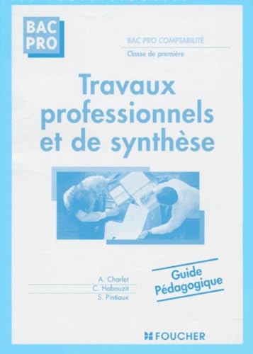 Travaux Professionnels Et De Synthese 1ere Comptabilite. Guide Pedagogique book