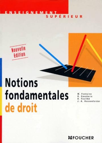 Notions Fondamentales De Droit. Edition 1998 Books