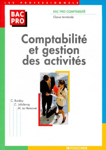 Comptabilité et gestion des activités, bac pro comptabilité, classe terminale Books