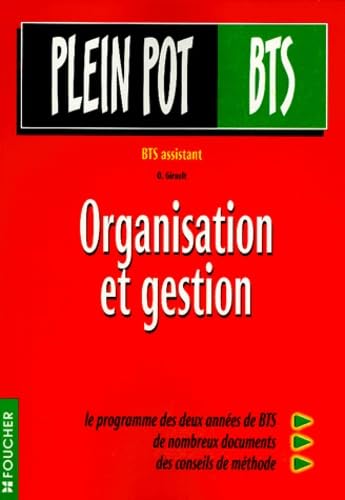 Product Image: Organisation et gestion: BTS assistant