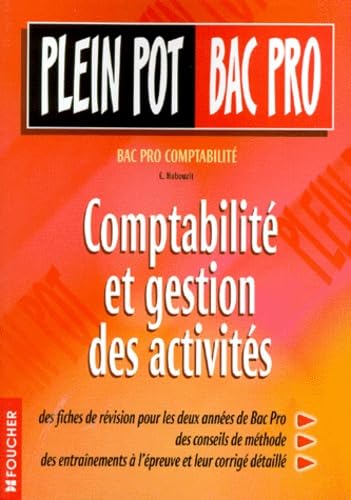 Comptabilité et gestion des activités - Bac Pro comptabilité book