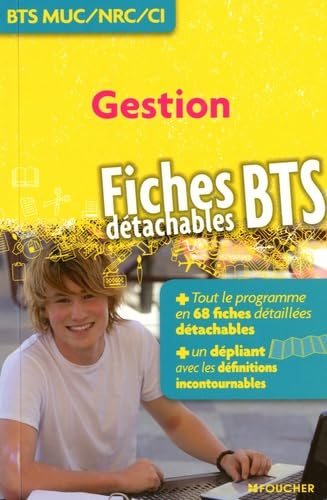 Gestion BTS MUC/NRC/CI: Fiches détachables Books