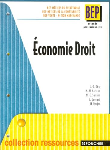 Economie - Droit : 2de professionnelle, BEP métiers du secrétariat, métiers de la comptabilité, Vente - Action marchande book