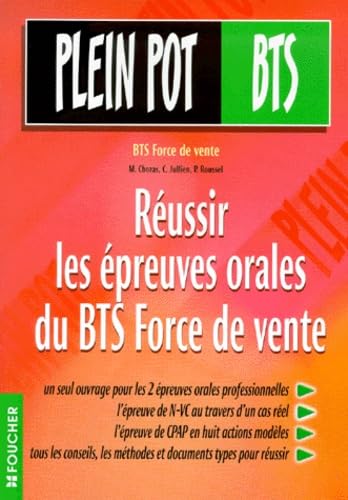Réussir les épreuves orales du BTS Force de vente book