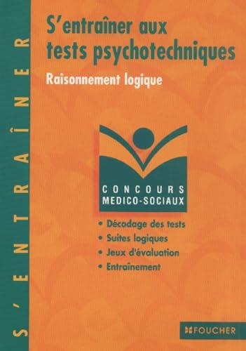 Concours médico-sociaux, S'entraîner aux tests psychotechniques book