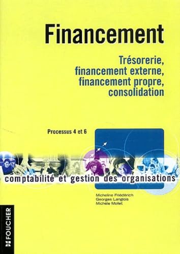 Comptabilite Et Gestion Des Organisations Financement. Processus 4 Et 6, Tresorerie, Financement Externe, Financement Propre, Consolidation book
