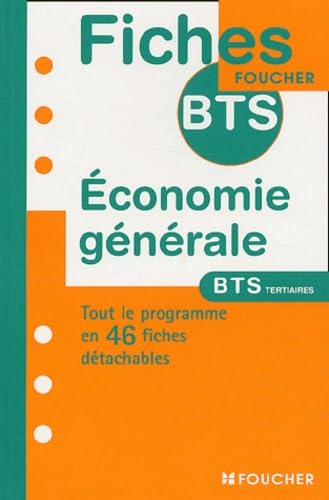 Fiches BTS Foucher : Économie générale, BTS book