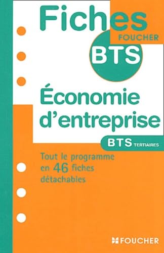 Fiches BTS Foucher : Économie d'entreprise, BTS book