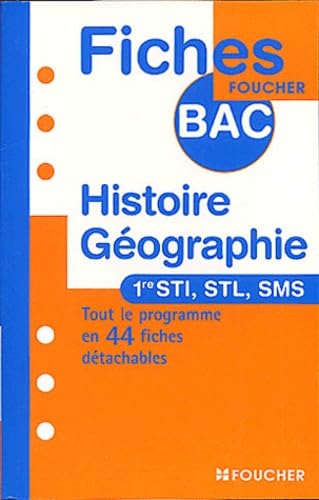 Histoire-Geographie 1ere Sti, Stl, Sms Books