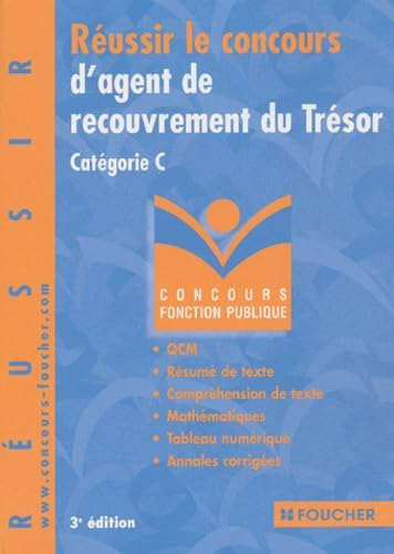 Réussir le concours d'agent de recouvrement du Trésor Catégorie C Books