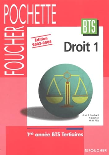 Foucher Pochette : Droit 1, BTS book