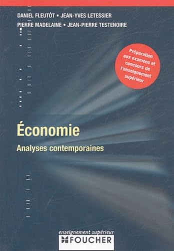 Economie: Analyses contemporaines book