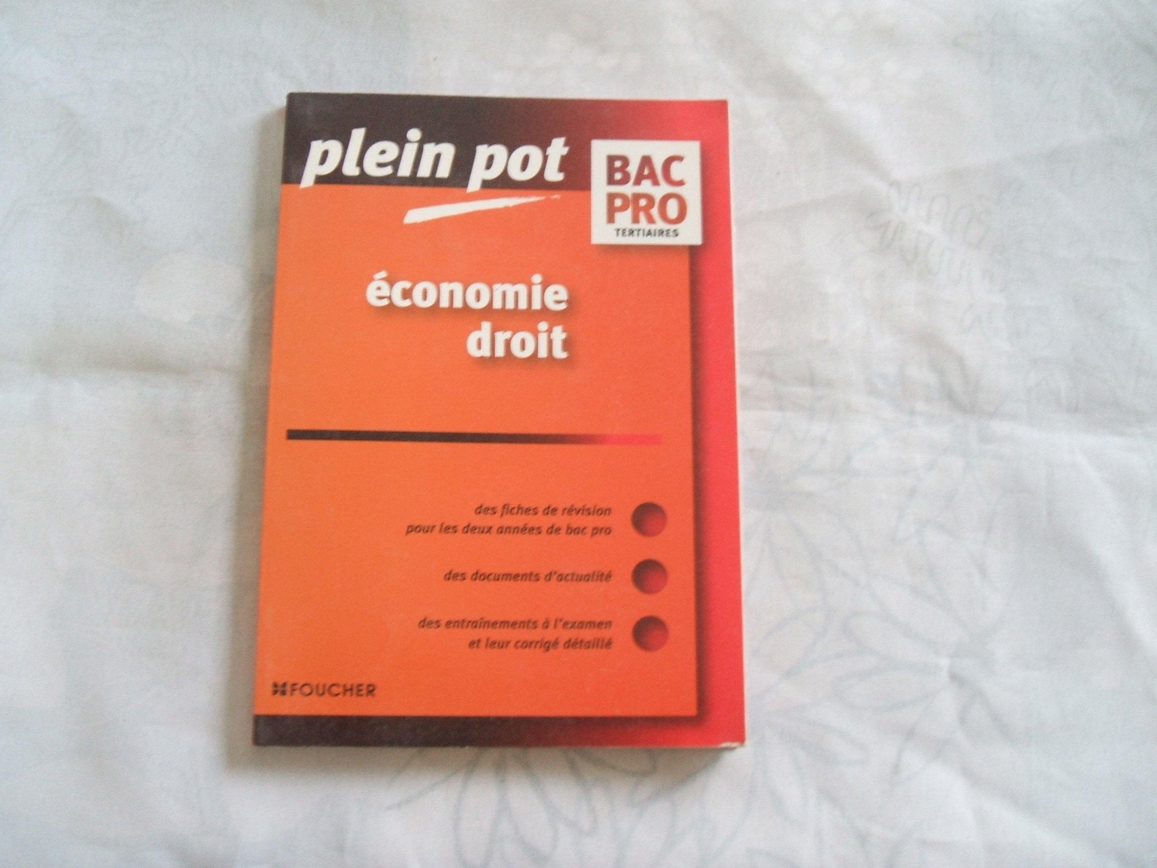 ECONOMIE DROIT BAC PRO (Ancienne édition) book
