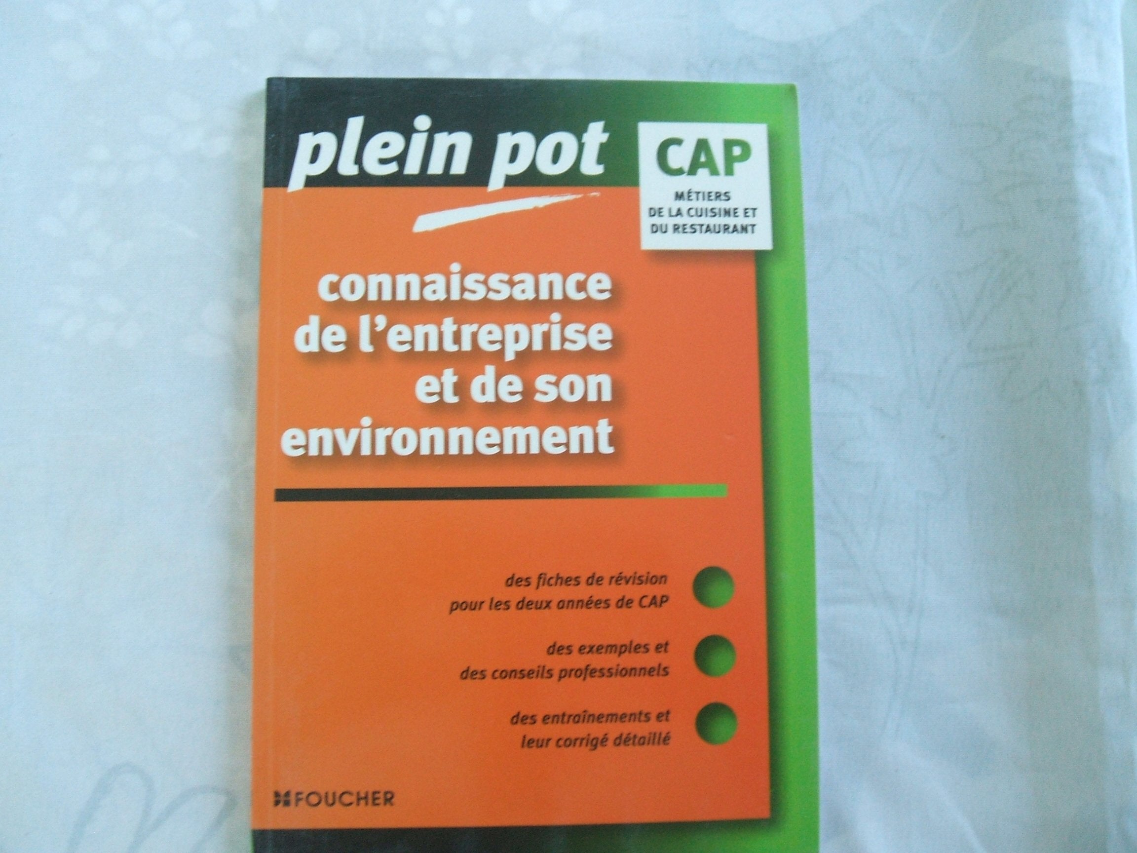 Connaissance de l'entreprise et son environnement book