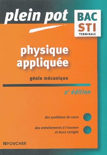 Physique appliquée Tle STI génie mécanique Books