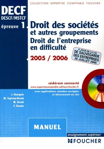 Droit des sociétés et autres groupements: Droit de l'entreprise en difficulté book