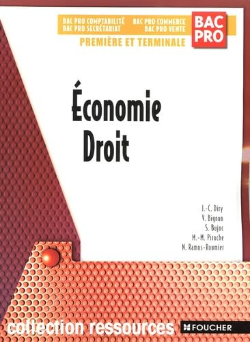 Economie Droit 1e et Tle: Bac Pro Comptabilité Secrétariat Commerce Vente book