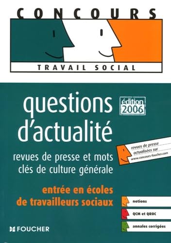 Questions d'actualité: Revues de presse et mots-clés de culture générale book