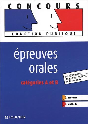 EPREUVES ORALES CAT. A ET B (Ancienne édition) book