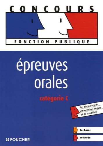 Epreuves orales: Catégorie C book