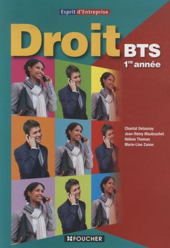 Droit BTS 1re année Esprit d'entreprise book