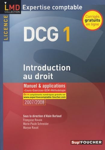 INTRODUCTION AU DROIT MANUEL ET APPLICATIONS (Ancienne édition) book