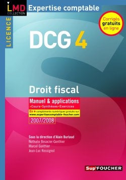 DCG 4, droit fiscal : manuel & applications book