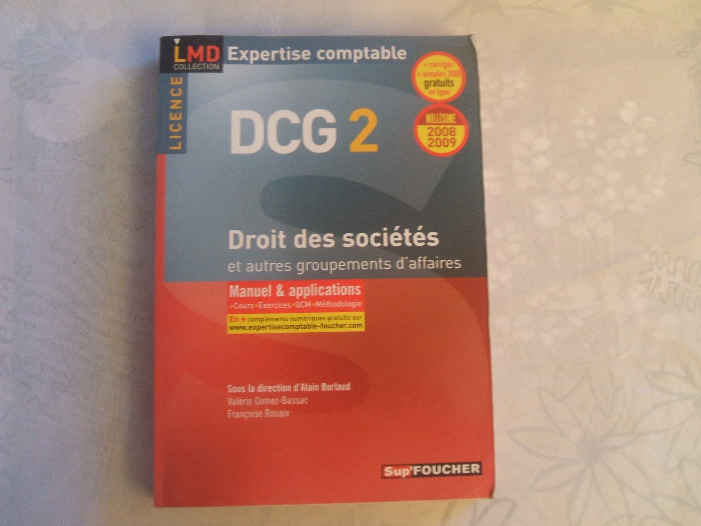 Droit des sociétés et autres groupements d'affaires : DCG2 (Ancienne Edition) book