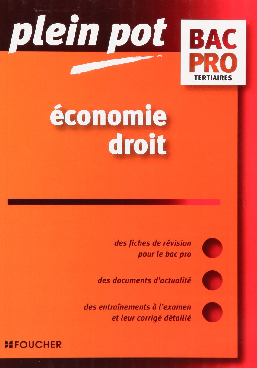 Economie Droit Bac Pro tertiaires book