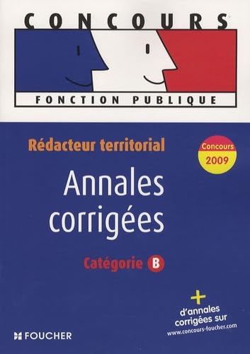 Rédacteur territorial: Annales corrigées book