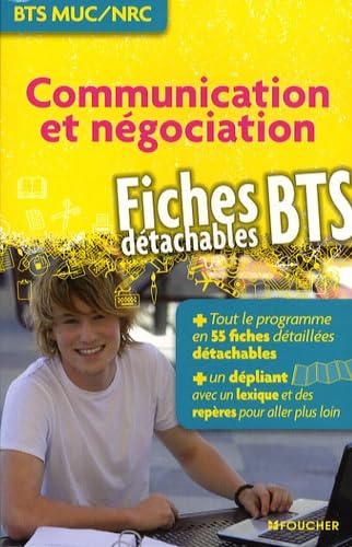 Communication et négociation, fiches détachables BTS MUC / NRC Books