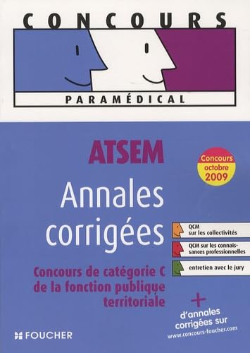 ATSEM, Annales corrigées: Concours de catégorie C de la fonction publique territoriale book
