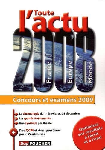 Toute l'actu 2008 : Concours et examens (Ancienne Edition) book