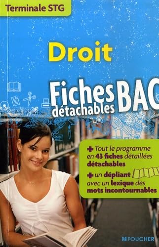 Droit Première et terminale STG book