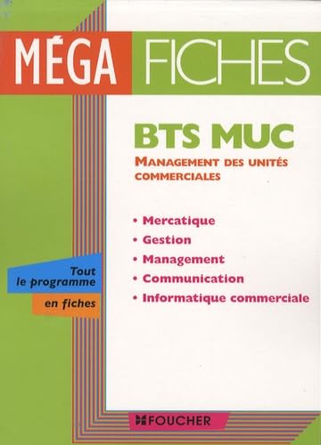Management des unités commerciales BTS Muc Books