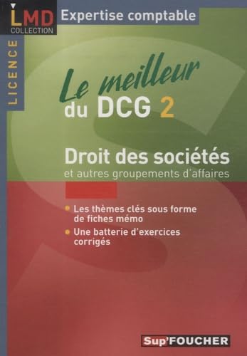 Droit des sociétés et autres groupements d'affaires: Le meilleur du DCG 2 book