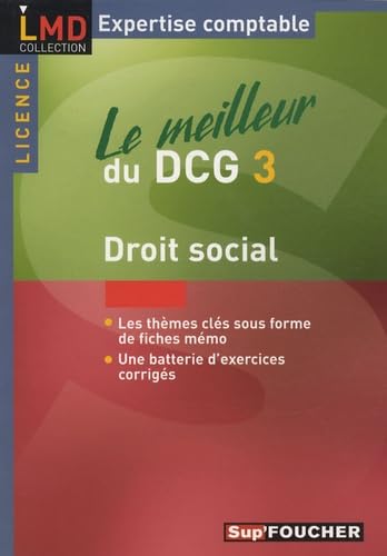 Droit social: Le meilleur du DCG 3 book