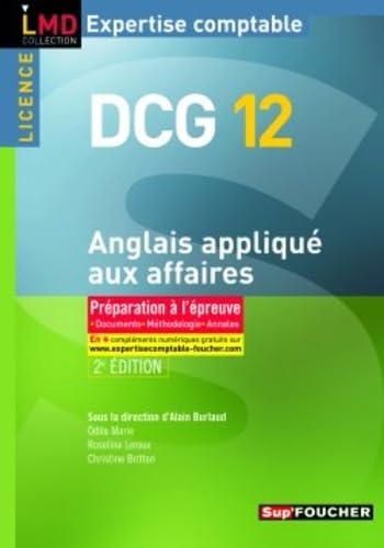 DCG 12 - Anglais appliqué aux affaires book