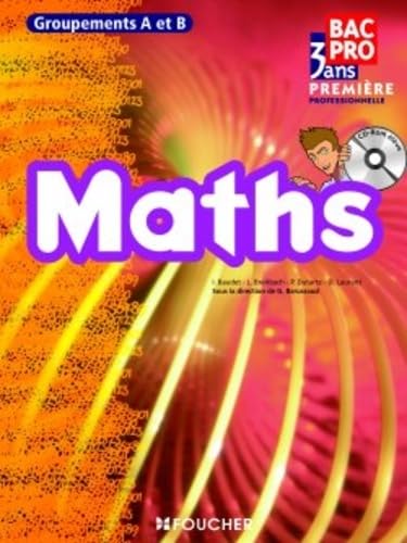 Mathématiques groupements A et B 1re Bac Pro book