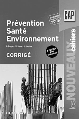 Prévention, Santé, Environnement CAP: Corrigé book