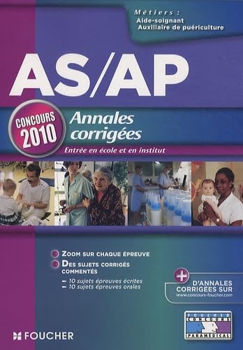 Annales corrigées. Concours d'entrée en école et en institut d'aide-soignant et d'auxiliaire de puériculture book