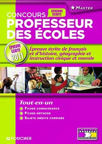 Epreuve écrite de français, d'histoire, géographie et instruction civique et morale: Concours professeur des écoles Books