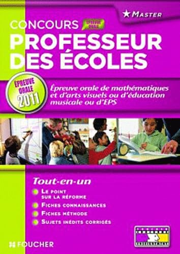 Epreuve orale de mathématiques et d'arts visuels ou d'éducation musicale ou d'EPS: Concours professeur des écoles book