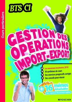 Gestion des opérations import-export, BTS CI Books