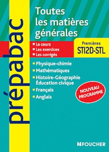Toutes les matières générales 1e STI2D-STL book