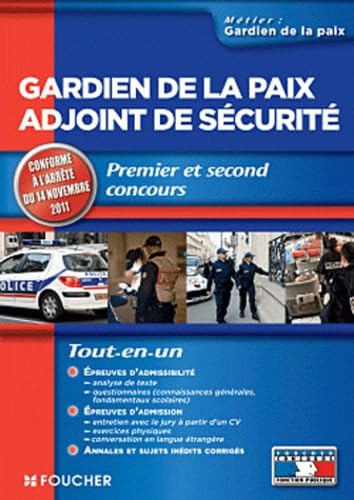 Gardien de la paix - Adjoint de sécurité: Premier et second concours book