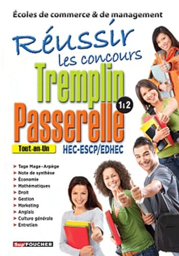 Réussir les concours Tremplin Passerelle 1 & 2: Tout-en-Un HEC-ESCP/EDHEC book